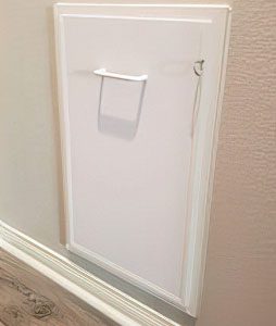 White locking panel for pet doors