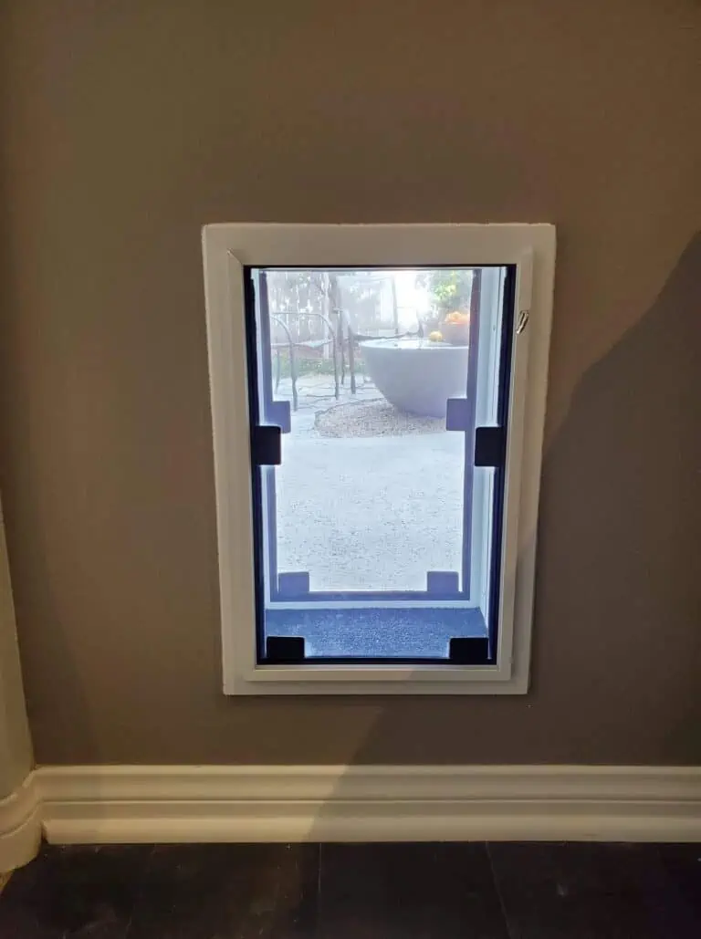 Custom wall dog door best sale